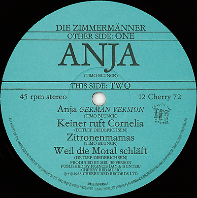 Die Zimmermänner - Anja | Cherry Red (12 Cherry 72) - 4