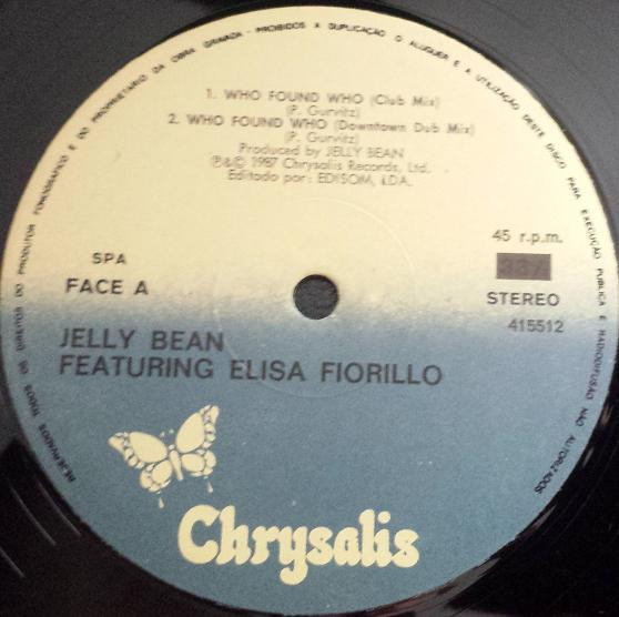 John "Jellybean" Benitez Featuring Elisa Fiorillo - Who Found Who | Chrysalis (415512) - 2