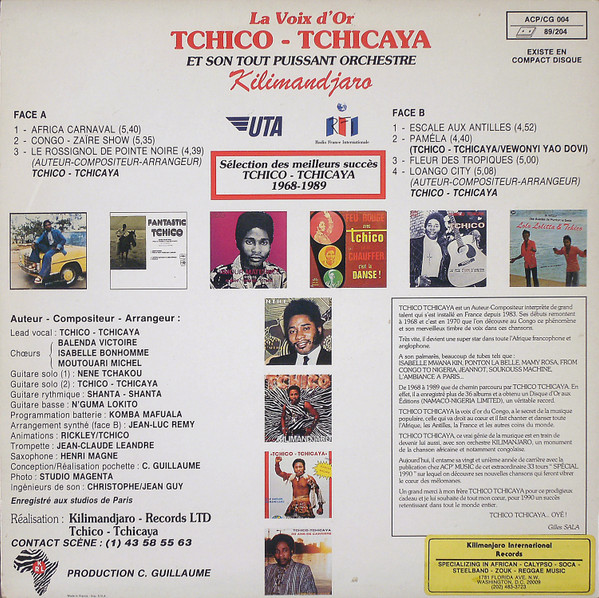 Pambou-Tchicaya Tchico Et Son Tout Puissant Orchestre Kilimandjaro - Spécial 1990 | ACP Music (ACP 004) - 2