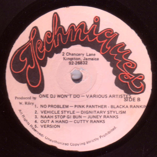 Various - One D.J. Won't Do | Techniques (none) - 4 Various - One D.J. Won't Do | Techniques (none) - 4