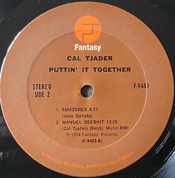 Cal Tjader - Puttin' It Together | Fantasy (F-9463) - 4 Cal Tjader - Puttin' It Together | Fantasy (F-9463) - 4