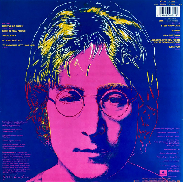 John Lennon - Menlove Ave | Parlophone (24 0658 1) - 2