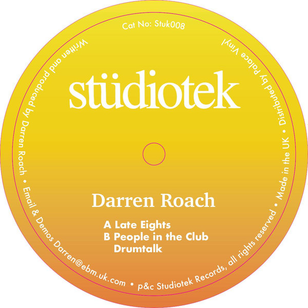 Darren Roach - STUK008 | Studiotek Records (STUK008) - main