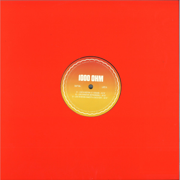 1000 Ohm - Love In Motion | Bordello A Parigi (BAP184) - 2 1000 Ohm - Love In Motion | Bordello A Parigi (BAP184) - 2