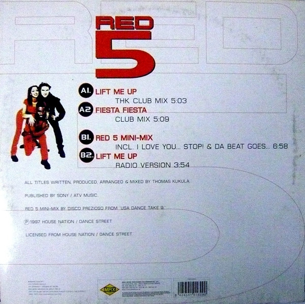 Red 5 - Lift Me Up | Max Music (NM 1629 MX) - 2