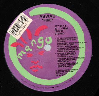 Aswad - Fire | Mango (537 847-1) - 2