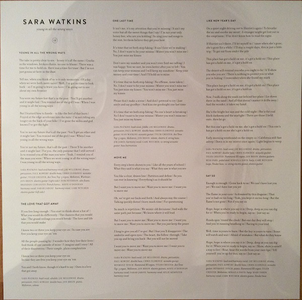 Sara Watkins - Young In All The Wrong Ways | New West Records (NW5128) - 3 Sara Watkins - Young In All The Wrong Ways | New West Records (NW5128) - 3