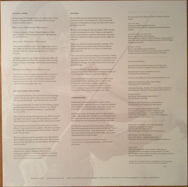 Sara Watkins - Young In All The Wrong Ways | New West Records (NW5128) - 4 Sara Watkins - Young In All The Wrong Ways | New West Records (NW5128) - 4