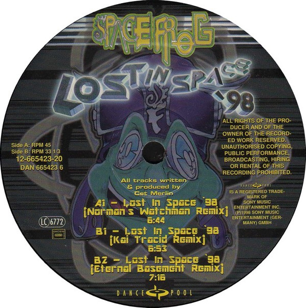 Space Frog - Lost In Space '98 | Dance Pool (DAN 665423 6) - 3 Space Frog - Lost In Space '98 | Dance Pool (DAN 665423 6) - 3