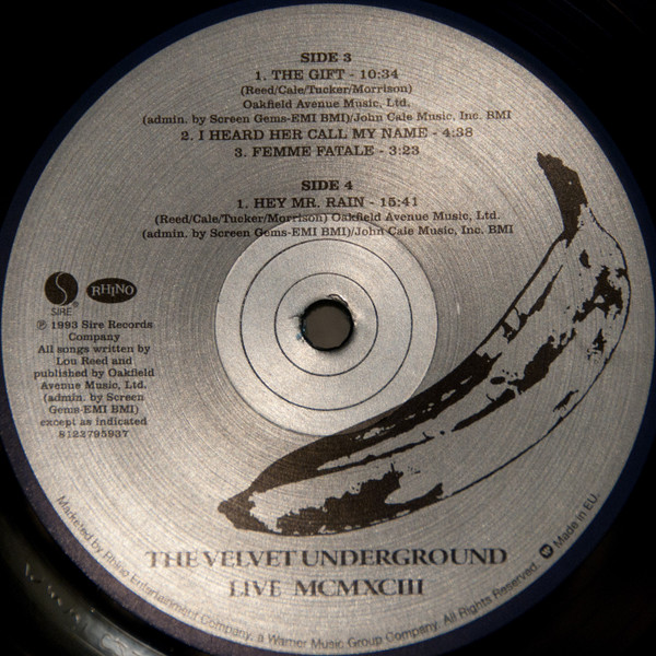 The Velvet Underground - Live MCMXCIII | Sire (8122795937) - 4