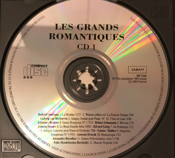 Various - Les Grands Romantiques Volume 1 | 3 Suisses (IMP 9386) - 4 Various - Les Grands Romantiques Volume 1 | 3 Suisses (IMP 9386) - 4