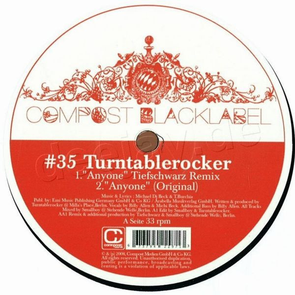 Turntablerocker - Anyone / All Night | Compost Records (Compost 297-1) - main Turntablerocker - Anyone / All Night | Compost Records (Compost 297-1) - main