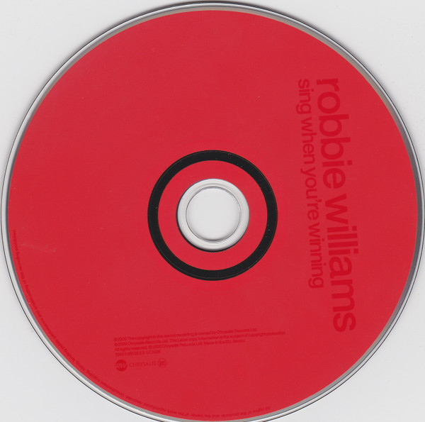 Robbie Williams - Sing When You're Winning | Chrysalis (7243 5 28125 2 3) - 3