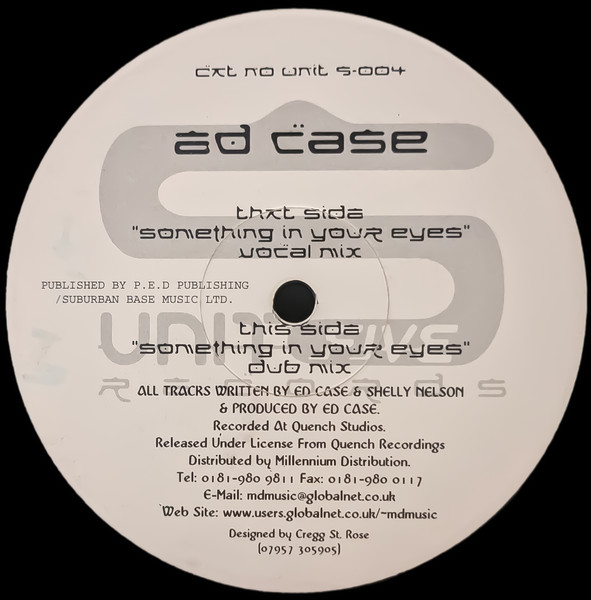 Ed Case - Something In Your Eyes | Unit Five Records (UNIT5 004) - main