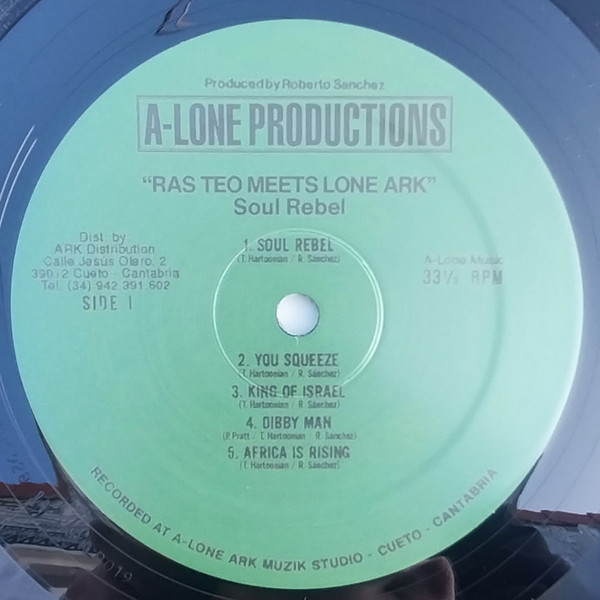 Ras Teo meets Lone Ark - Soul Rebel | A-Lone Productions (ARKLP-019) - 3 Ras Teo meets Lone Ark - Soul Rebel | A-Lone Productions (ARKLP-019) - 3