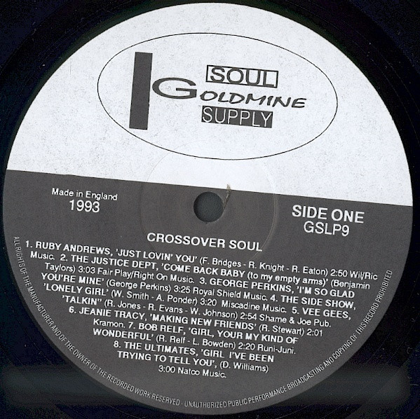 Various - Crossover Soul | Goldmine Soul Supply (GSLP 9) - 3