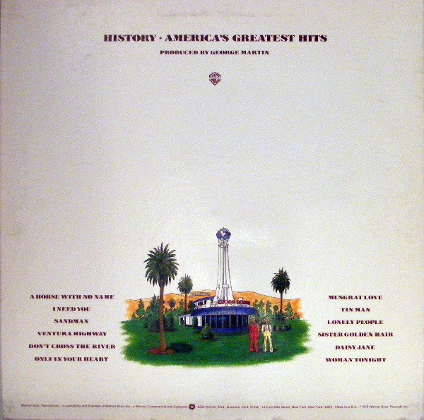 America - History · America's Greatest Hits | Warner Bros. Records (BS 2894) - 2 America - History · America's Greatest Hits | Warner Bros. Records (BS 2894) - 2