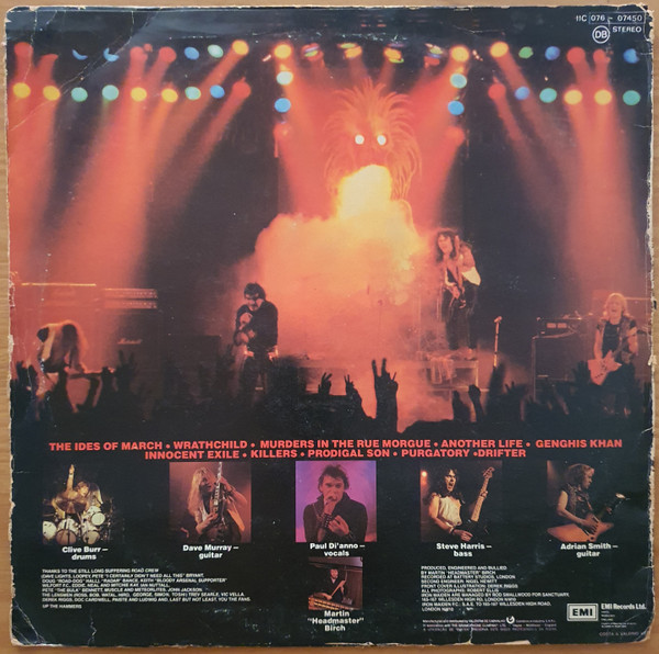 Iron Maiden - Killers | EMI (11C 076-07450) - 2