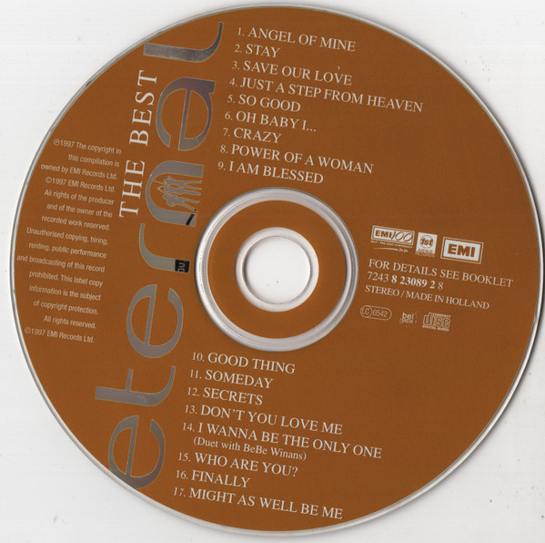 Eternal - The Best | EMI (7243 8 23089 2 8) - 3 Eternal - The Best | EMI (7243 8 23089 2 8) - 3