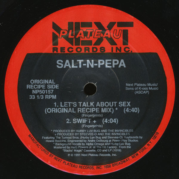 Salt 'N' Pepa - Let's Talk About Sex! | Next Plateau Records Inc. (NP50157) - 3 Salt 'N' Pepa - Let's Talk About Sex! | Next Plateau Records Inc. (NP50157) - 3