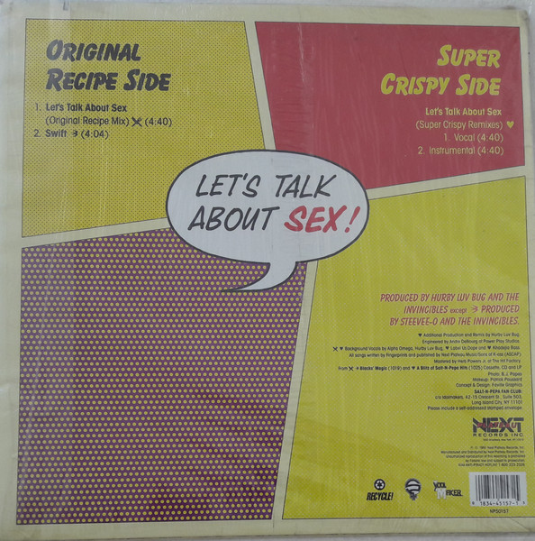 Salt 'N' Pepa - Let's Talk About Sex! | Next Plateau Records Inc. (NP50157) - 4 Salt 'N' Pepa - Let's Talk About Sex! | Next Plateau Records Inc. (NP50157) - 4