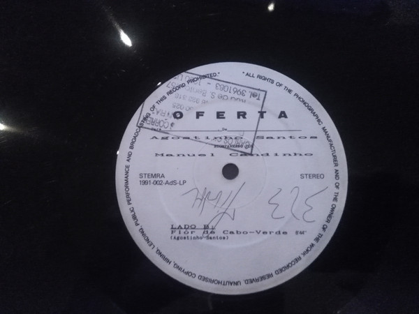 Agostinho Santos - Oferta | Not On Label (Stemra 1991-002- AdS - LP) - 4 Agostinho Santos - Oferta | Not On Label (Stemra 1991-002- AdS - LP) - 4