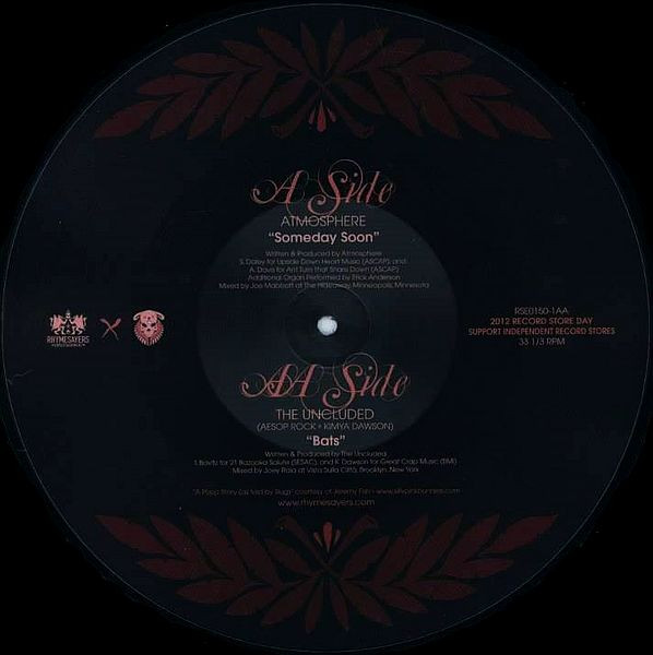 Atmosphere / The Uncluded - Someday Soon / Bats | Rhymesayers Entertainment (RSE0150-1AA) - main