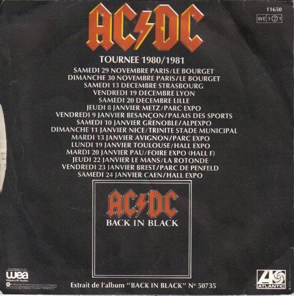 AC/DC - Hell's Bells | Atlantic (11 650) - 2