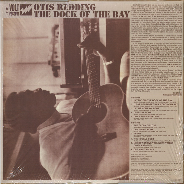 Otis Redding - The Dock Of The Bay | Volt (VOLT 419) - 2 Otis Redding - The Dock Of The Bay | Volt (VOLT 419) - 2