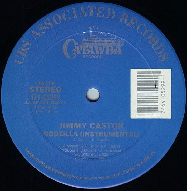 Jimmy Castor - Godzilla | Catawba Records (4Z9-05299) - main Jimmy Castor - Godzilla | Catawba Records (4Z9-05299) - main
