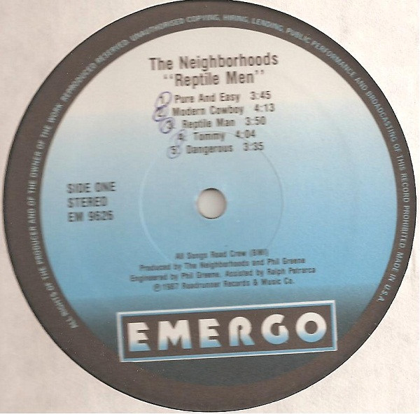 The Neighborhoods - Reptile Men | Emergo (EM 9626) - 2