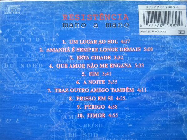 Resistência - Mano A Mano | EMI (0 777 7 81188 2 4) - 2