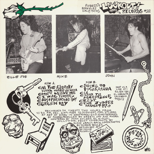 Green Day - 39/Smooth LP | Lookout! Records (No. 22) - 2