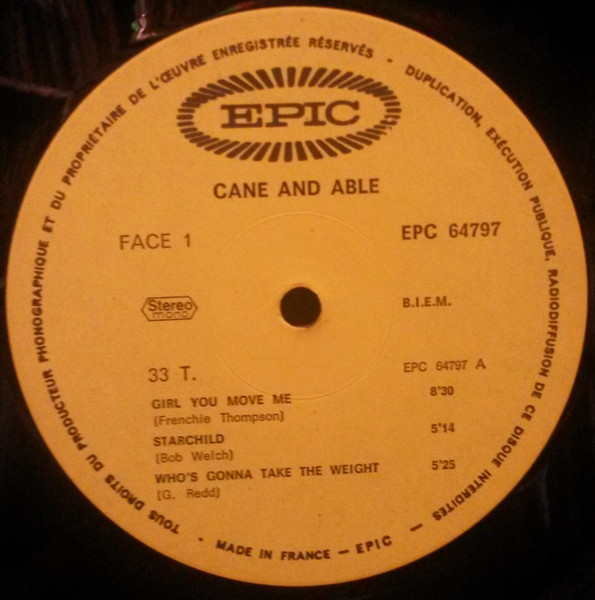 Cane And Able - Cane And Able | Epic (EPC 64797) - 3 Cane And Able - Cane And Able | Epic (EPC 64797) - 3