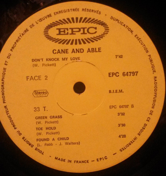 Cane And Able - Cane And Able | Epic (EPC 64797) - 4 Cane And Able - Cane And Able | Epic (EPC 64797) - 4