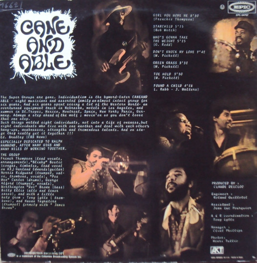 Cane And Able - Cane And Able | Epic (EPC 64797) - 2 Cane And Able - Cane And Able | Epic (EPC 64797) - 2