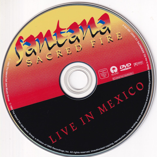 Santana - Sacred Fire, Live In Mexico | Island Records (088 256-9) - 2 Santana - Sacred Fire, Live In Mexico | Island Records (088 256-9) - 2