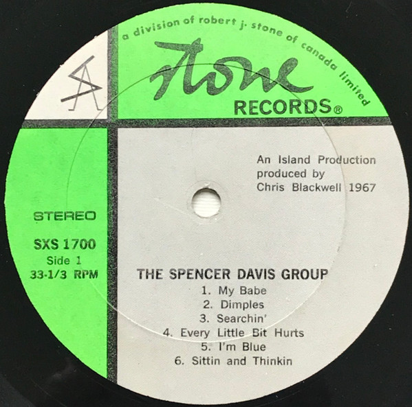 The Spencer Davis Group - Spencer Davis [Vinyl] | Stone Records (SXS 1700) - 3