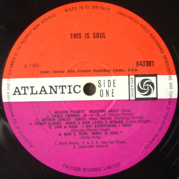 Various - This Is Soul | Atlantic (643 301) - 3 Various - This Is Soul | Atlantic (643 301) - 3