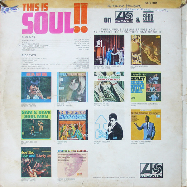 Various - This Is Soul | Atlantic (643 301) - 2 Various - This Is Soul | Atlantic (643 301) - 2