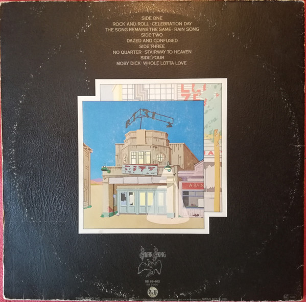 Led Zeppelin - The Soundtrack From The Film The Song Remains The Same | Swan Song (SS 89 402 (SS 2-201))