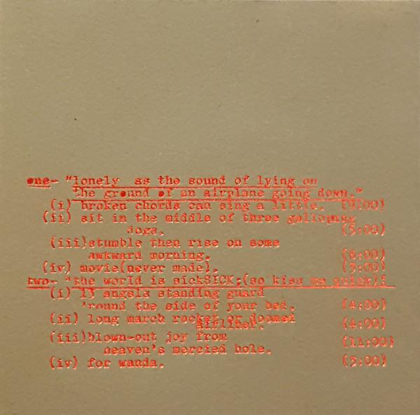 A Silver Mt. Zion - He Has Left Us Alone, But Shafts Of Light Sometimes Grace The Corner Of Our Rooms… | Constellation (cst009) - 2