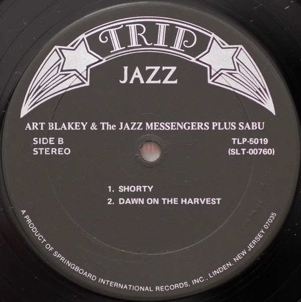 Art Blakey & The Jazz Messengers Plus Sabu Martinez - Cu-Bop | TRIP (TLP-5019) - 3
