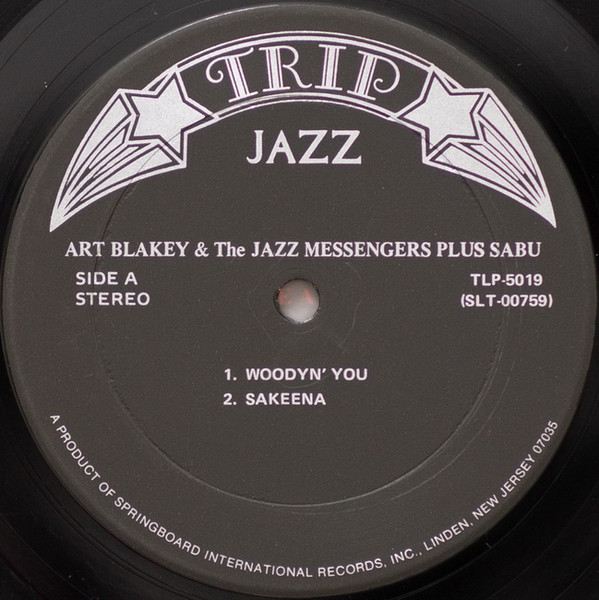 Art Blakey & The Jazz Messengers Plus Sabu Martinez - Cu-Bop | TRIP (TLP-5019) - 2