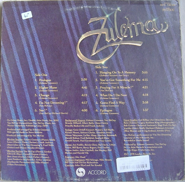 Zulema - Change | Accord (ACV 130 004) - 2 Zulema - Change | Accord (ACV 130 004) - 2