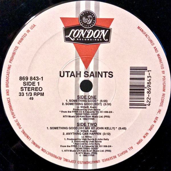 Utah Saints - Something Good | FFRR (869 843-1) - main