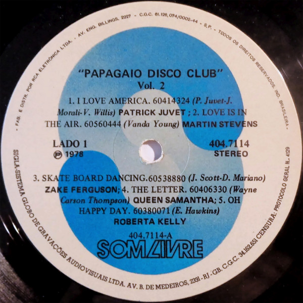 Various - Papagaio Disco Club Vol. 2 | Som Livre (404.7114) - 3 Various - Papagaio Disco Club Vol. 2 | Som Livre (404.7114) - 3
