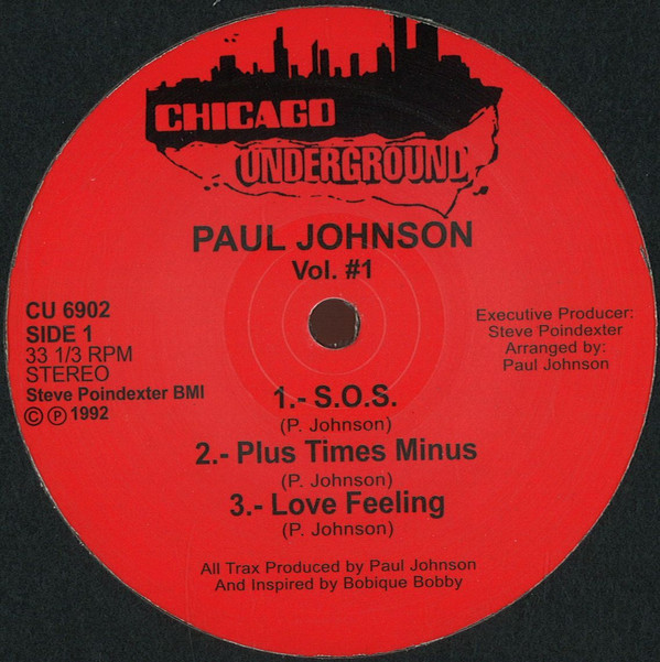 Paul Johnson - Vol. #1 | Chicago Underground (CU 6902) - main Paul Johnson - Vol. #1 | Chicago Underground (CU 6902) - main