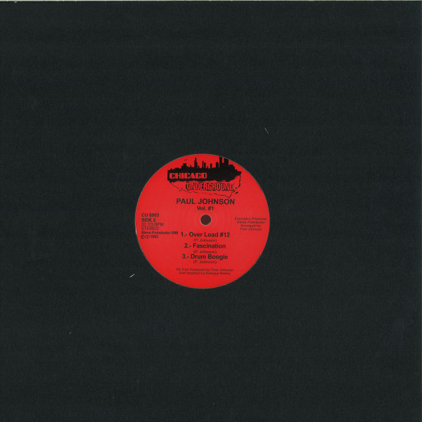 Paul Johnson - Vol. #1 | Chicago Underground (CU 6902) - 3 Paul Johnson - Vol. #1 | Chicago Underground (CU 6902) - 3