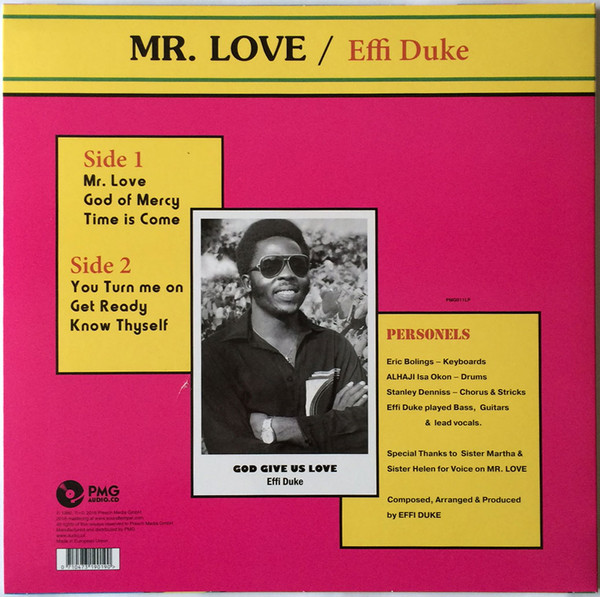 Effi Duke & The Love Family - Mr. Love | PMG (PMG011LP) - 3 Effi Duke & The Love Family - Mr. Love | PMG (PMG011LP) - 3